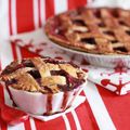 Pour un weekend fruité, rien de tel qu'un grand classique américain: Cherry lattice pie (et un tag)!