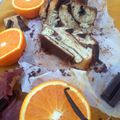 {Bataille food 28} Brioche torsadée vanille, chocolat, orange (Krantz cake)