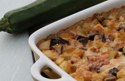 GRATIN COURGETTES CHORIZO