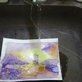 TUTO 78 AQUARELLE CIEL 3. lavage sous le robinet