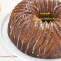 Bundt cake chocolat blanc citron et rhum....