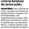 Fermeture des services publics