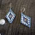 Boucles d'Oreilles façon aztèque