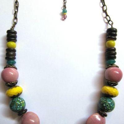 un collier tout simple pour l'été.