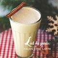 Lait de poule façon chaï latte