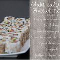 Maki california avocat saumon