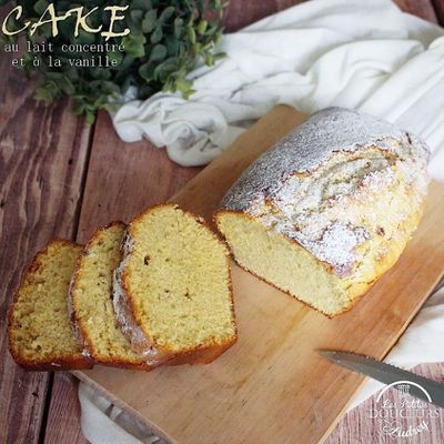 Cake au lait concentré et à la vanille