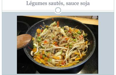 Sauté de légumes sauce soja