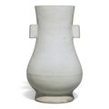 A Qingbai Hu-form vase, Yuan dynasty (1279-1368)