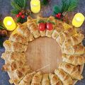 Couronne de croissants saumon et fromage 