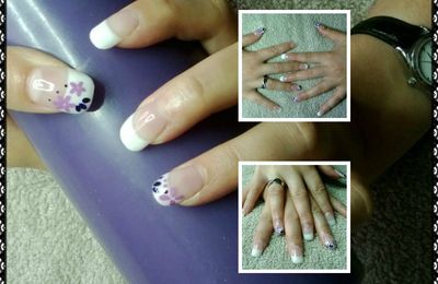 Pose de Capsule Gel avec Nail Art