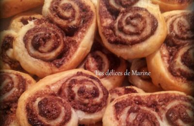 Palmiers Nutella-coco