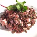 #354 - Salade de lentilles du Puy … betterave et feta  