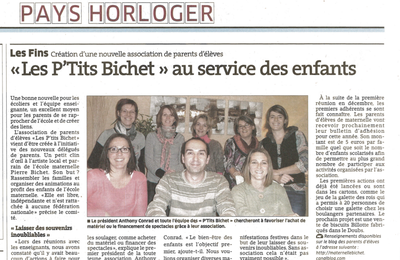 Vu dans la presse : les P'tits Bichet au service des enfants (13/02/2014)