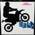 Carte d'anniversaire masculine avec moto cross, idéale pour les ados