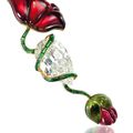 A Tourmaline and Diamond Flower Brooch, by JAR