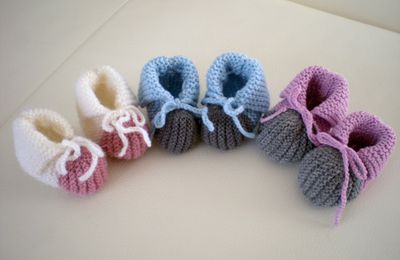 Chaussons bébé et adulte