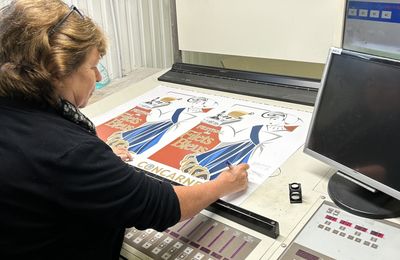 La reine s’affiche