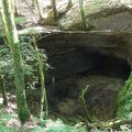 Visite du gouffre des Champs-Briquard à Laviron.