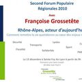 Second forum populaire en Rhône-Alpes !