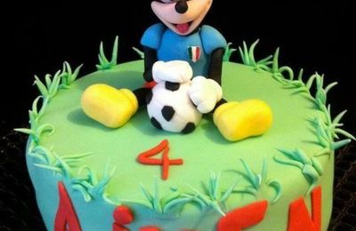 Gâteau Mickey Foot