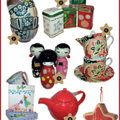 Pensez "au fil du thé " pour vos cadeaux de fin d'année : thé de Noël, coffrets, mugs, théières et artisanat du monde 