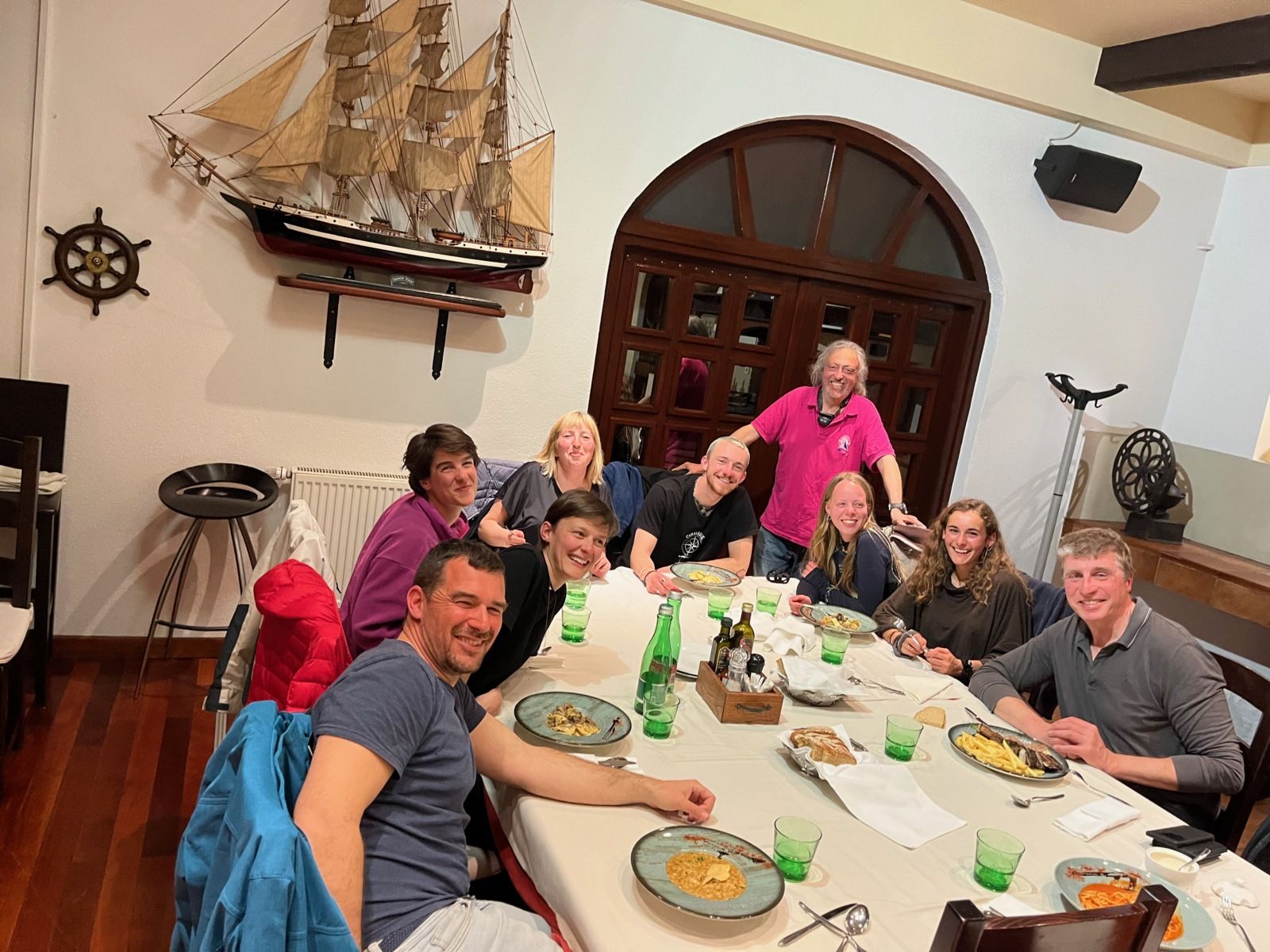 Fin de croisière au restaurant de la marina Kornati de Biograd, 7 mars 2025