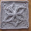  Test crochet - le carré Etoile du Nord...