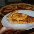 TARTE A LA COURGE ET ORANGE