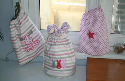 Un ensemble de sacs pour naissance