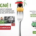 [FACEBOOK] 1 menu offert au Ristorante Del Arte