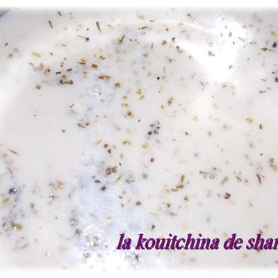 Soupe d'orge perlée aux herbes