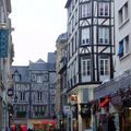 les maisons à colombages de la rue du gros horloge (Rouen)