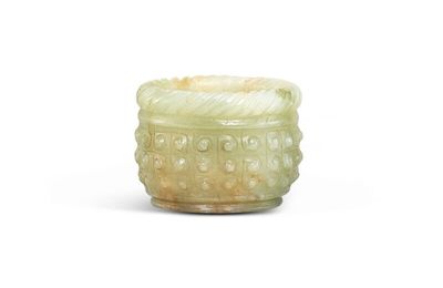 An archaistic celadon jade waterpot, Song – early Ming dynasty