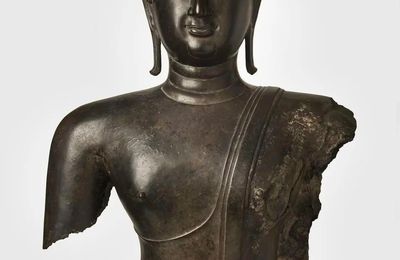 Head and Torso of a Buddha, Sukhothai Period, 14th century