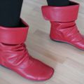 Des bottes de Lutin couleur Rouge sang...