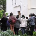 La fête au jardin - la chorale, le buffet et les enfants