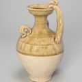 Vase with Dragon-Shaped Handle and Two Loop Handles, Sui dynasty (581–618)