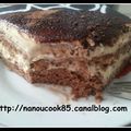 Gateau au chocolat et sa crème mascarpone au café...