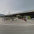 Rond-point à Trieste (Italie)