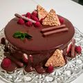 Gâteau aux Fraises et au Chocolat