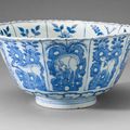 Lobed Bowl, Ming Dynasty (1368-1644), Wanli Period (1573-1620)