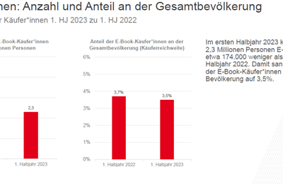 Croissance modérée au premier semestre pour le marché du livre numérique en Allemagne