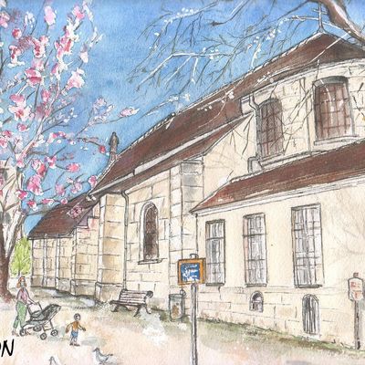 Eglise Saint romain printemps