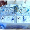 Une table esprit " grande bleue "