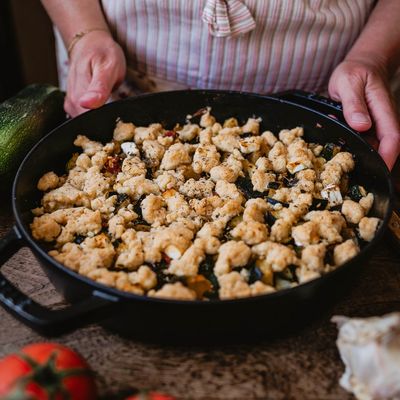 Crumble salé à la méditerranéenne