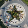 Rond-point à Frenouville