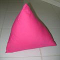 Mon coussin pyramide AVANT et APRES