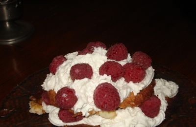 Millefeuille à la framboise