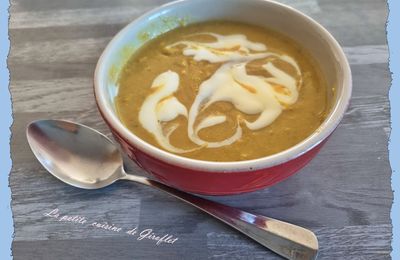 Velouté de pois cassés à ma façon 